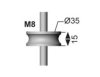 DINEX 50907 Rubber Strip, exhaust system
